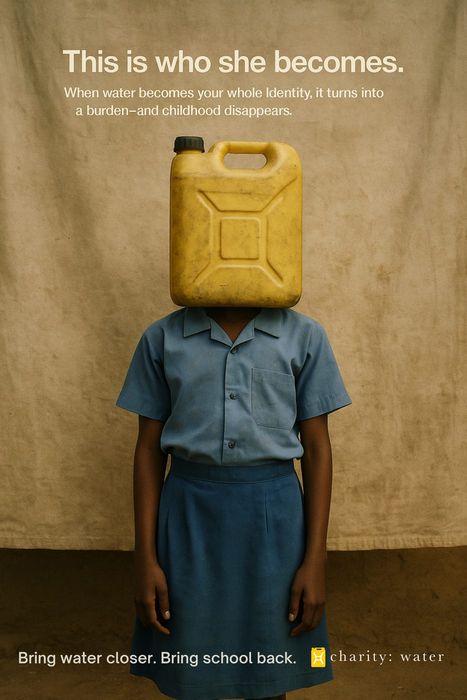 AI-annonce fra serien Charity Water