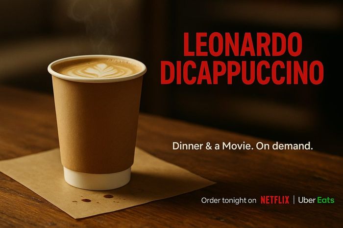 AI-annonce fra serien Dinner & a Movie - Netflix X Uber Eats