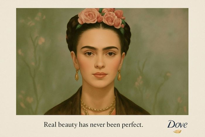 AI-annonce fra serien Dove - Real Beauty has never been perfect