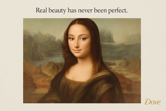AI-annonce fra serien Dove - Real Beauty has never been perfect