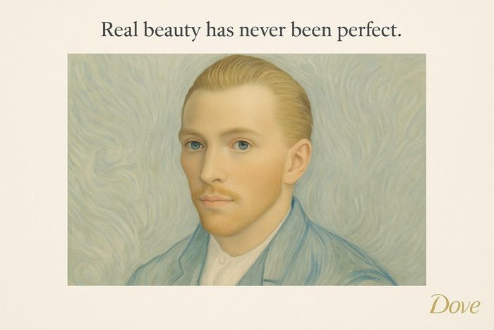 AI-annonce fra serien Dove - Real Beauty has never been perfect