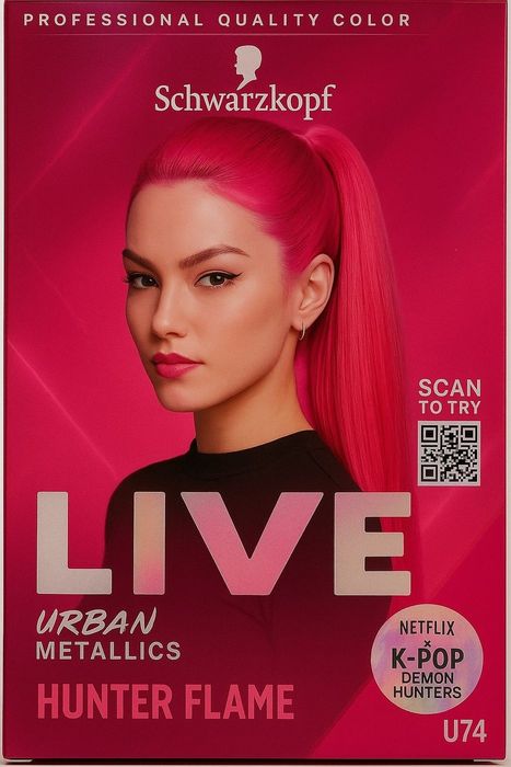 AI-annonce fra serien Schwarzkopf x KPop Demon Hunters