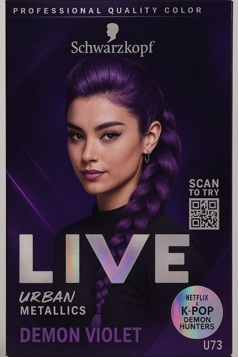 AI-annonce fra serien Schwarzkopf x KPop Demon Hunters