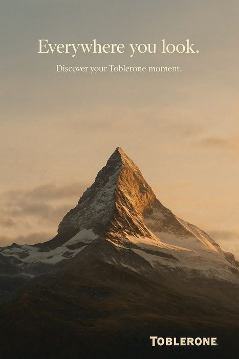 AI-annonce fra serien Toblerone Moments