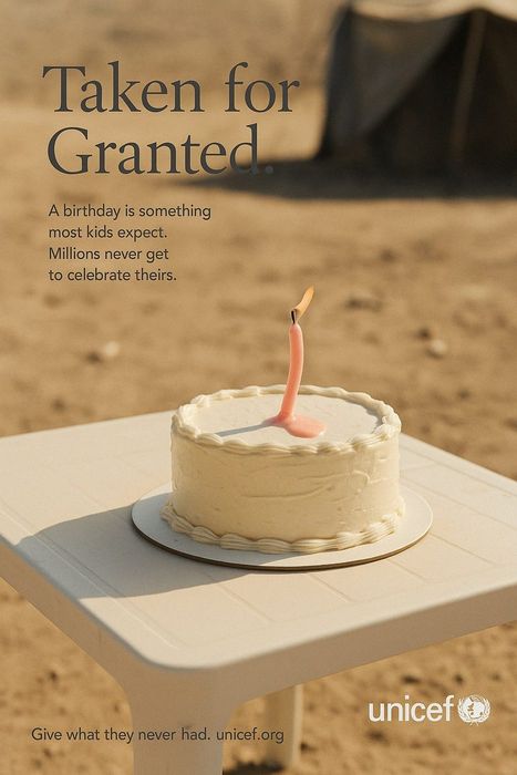 AI-annonce fra serien Unicef – Taken for Granted