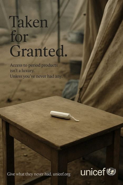 AI-annonce fra serien Unicef – Taken for Granted