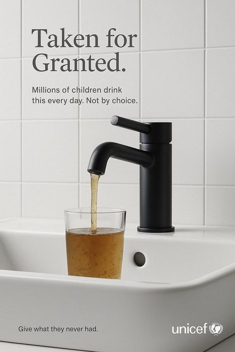 AI-annonce fra serien Unicef – Taken for Granted