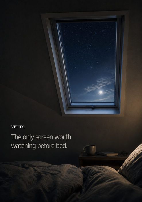 AI-annonce fra serien Velux