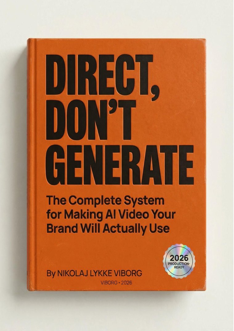 Forsiden af bogen Direct, Don't Generate af Nikolaj Lykke Viborg